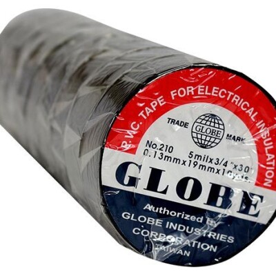 Globe 0.13x19 mm İzole Bant 10lu Siyah